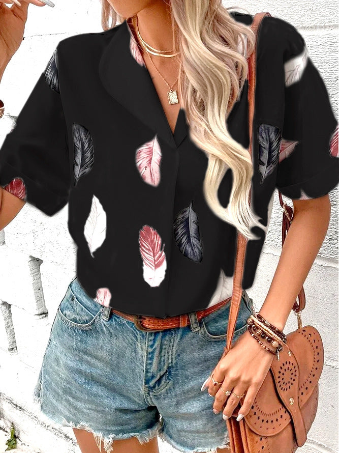 Feather style shirt