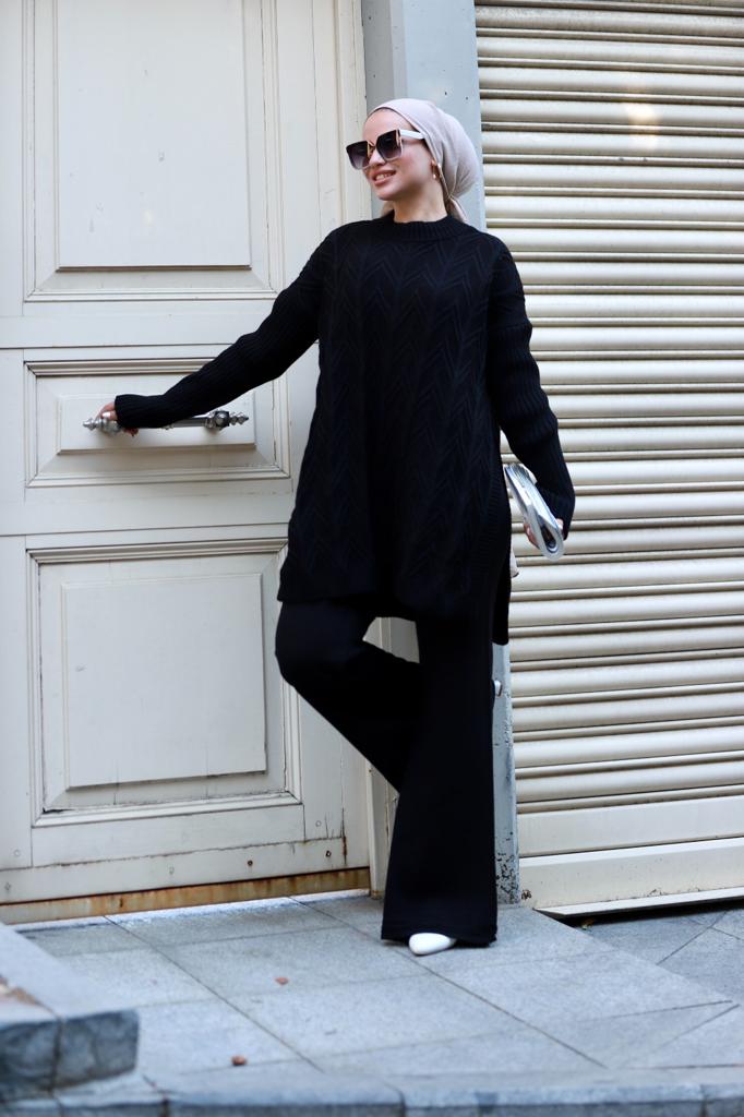 Black Knitwear Co-ords