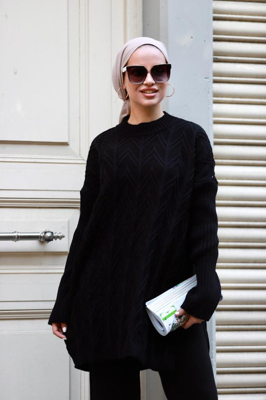 Black Knitwear Co-ords