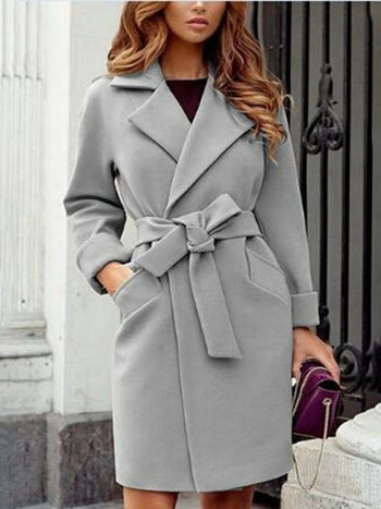 Single Breasted Wool Coat