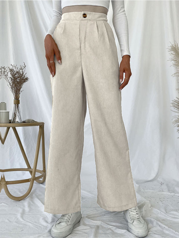 Wide Leg Corduroy Pants