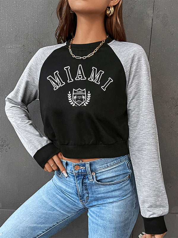 Cropped Raglan Long Sleeve