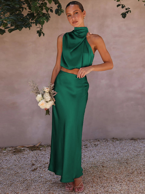 Drape elegant two-piece