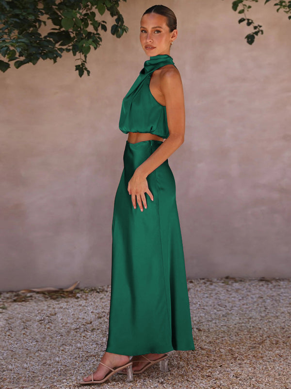 Drape elegant two-piece