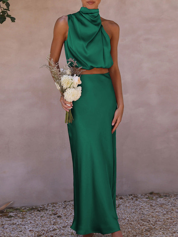 Drape elegant two-piece