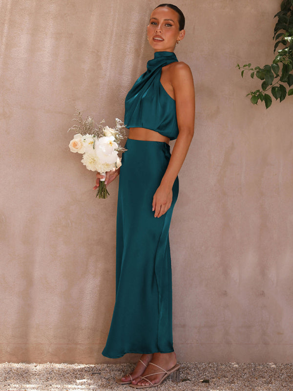 Drape elegant two-piece