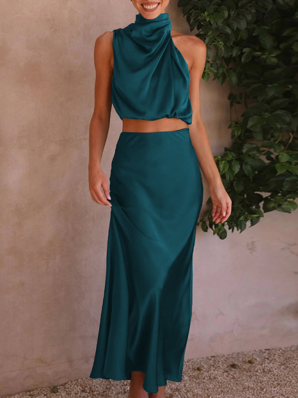 Drape elegant two-piece