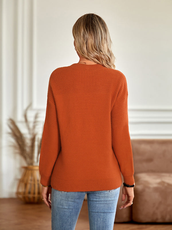 Loose Round Neck Sweater