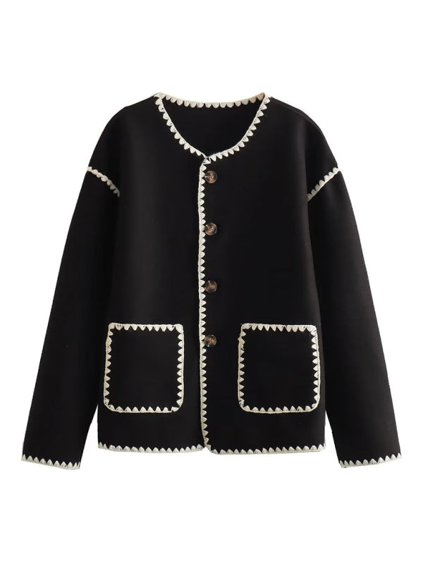 Button Knitted Jacket