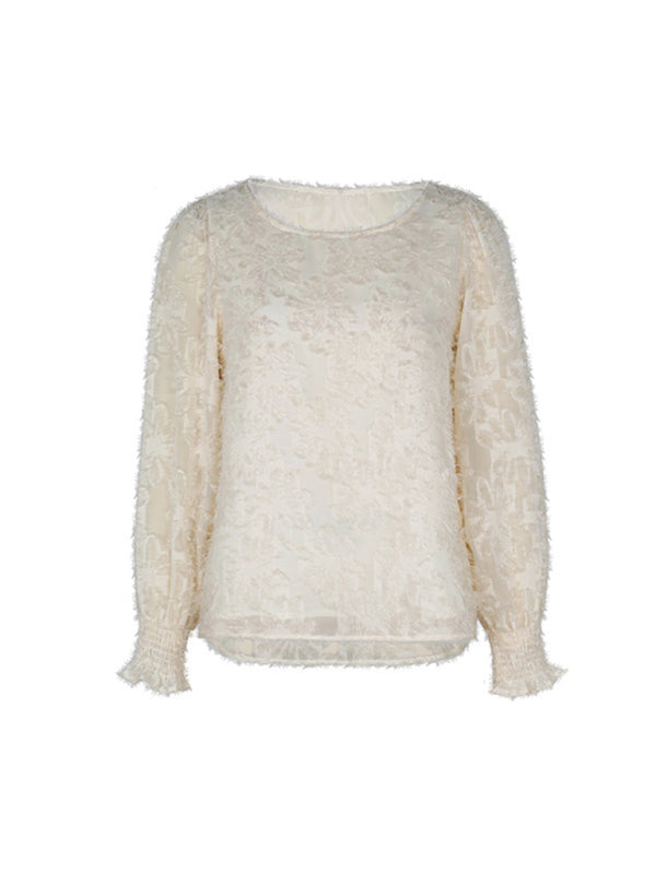 Elegant Jacquard Pullover