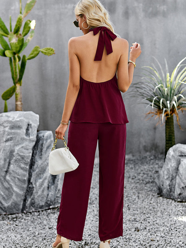 Halterneck two-piece